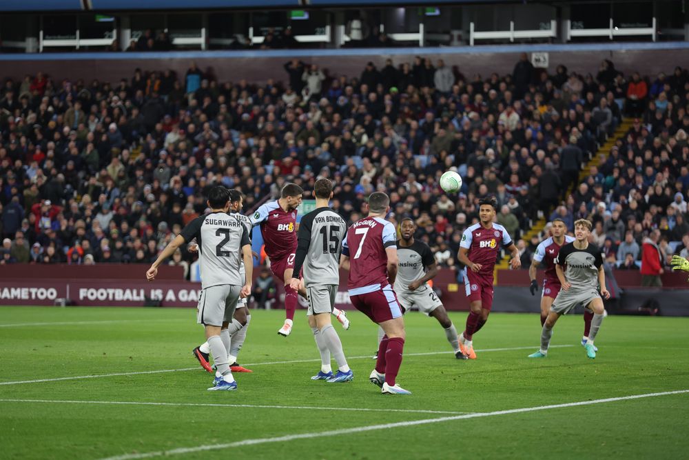 Aston Villa hosted AZ Alkmaar in the Europa Conference League on Thursday night.