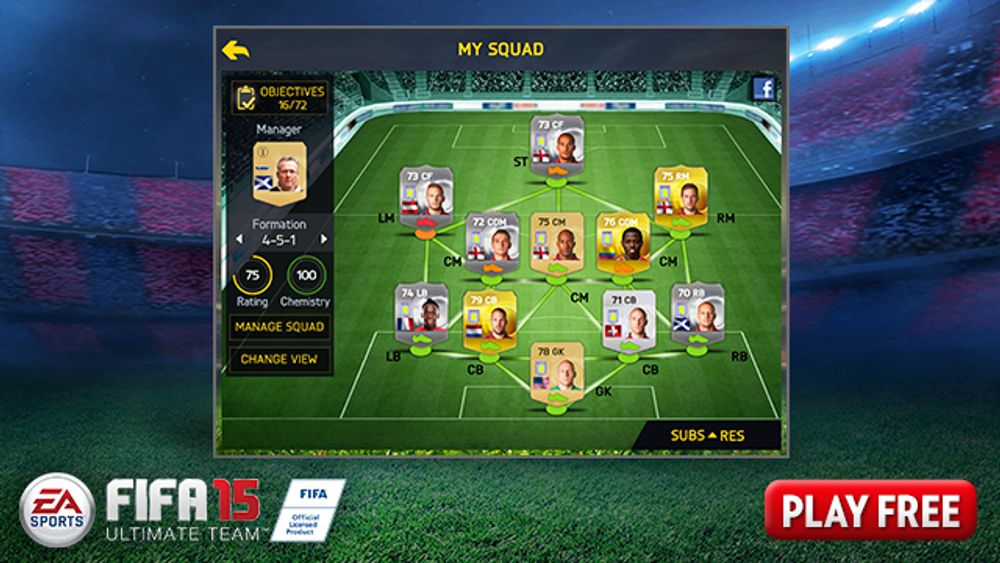 EA FIFA 15 Ultimate Team Mobile App Reviews 2023