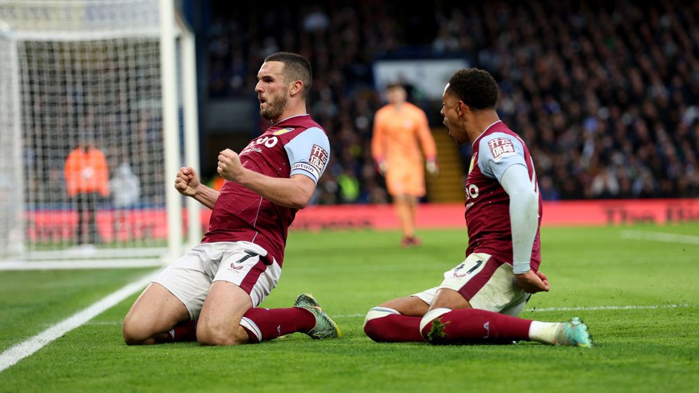 John McGinn v Chelsea.