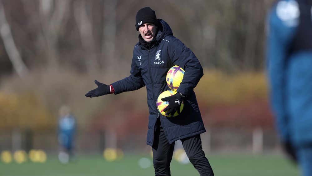Aston Villa finalise preparation for their upcoming match against Everton.
