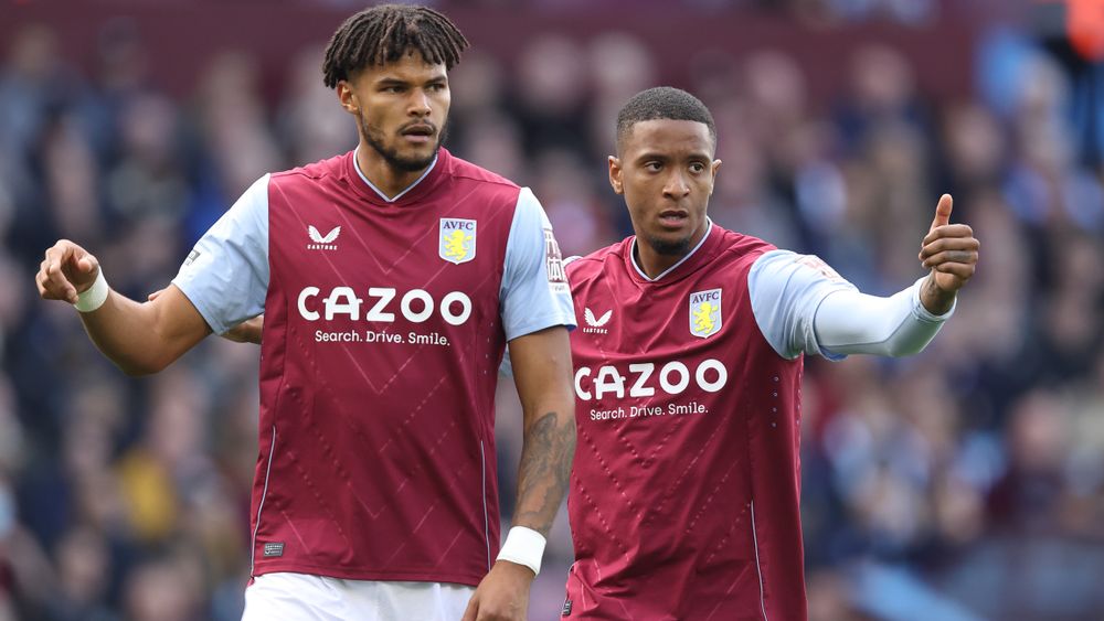 Tyrone Mings and Ezri Konsa.