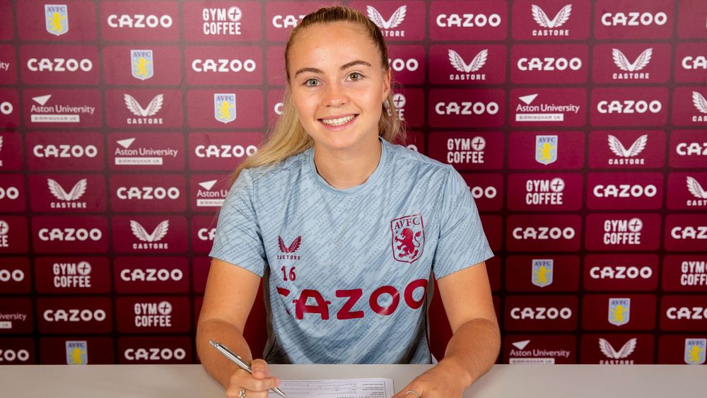 Olivia Mcloughlin Pens First Pro Deal Avfc