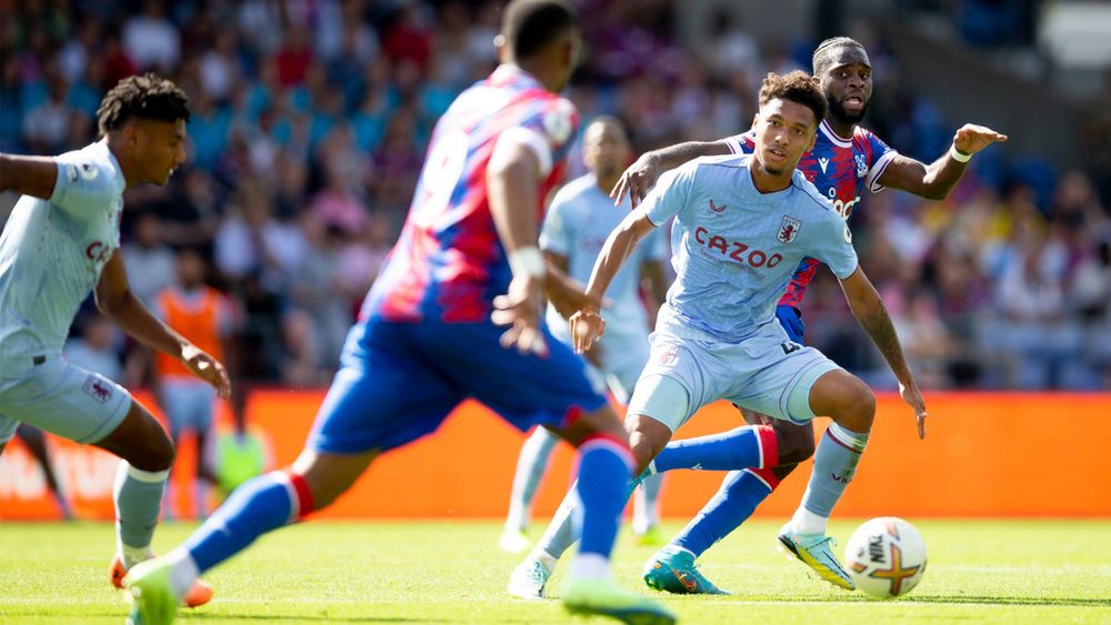 Aston Villa face Crystal Palace in the Premier League.