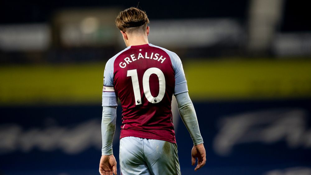 Aston Villa 2020-21 Third Shirt Grealish #10 (Excellent) L