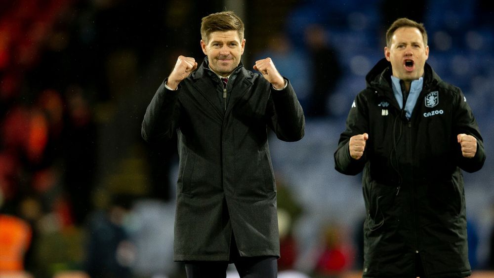  Gerrard praises players and supporters after Palace win