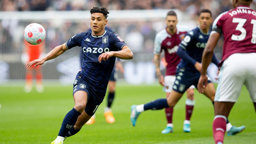 Aston Villa take on West Ham in the Premier League.