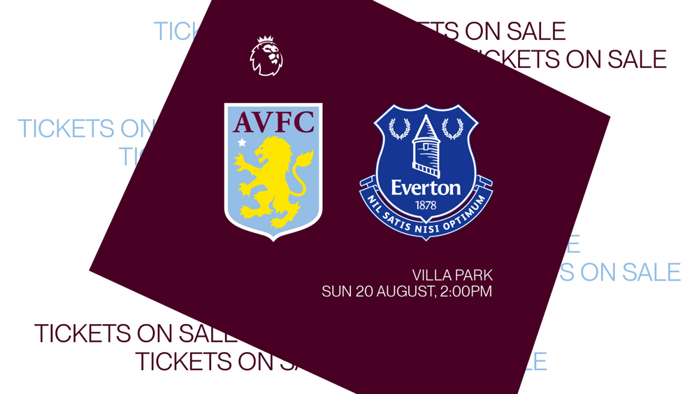 Everton ticket details AVFC