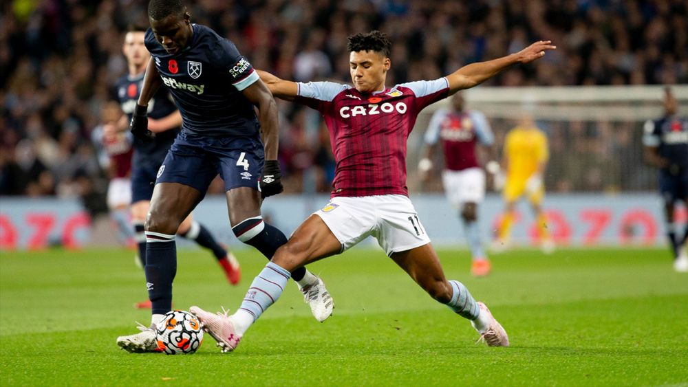 Aston Villa host West Ham in the Premier League.