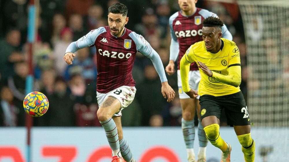 Aston Villa take on Chelsea in the Premier League.