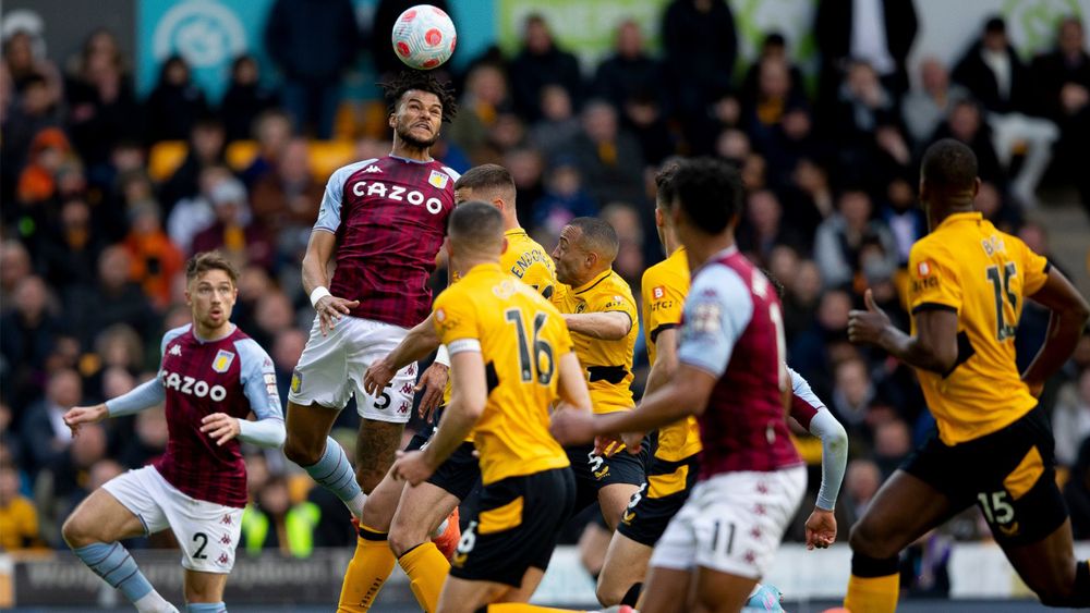 Aston Villa take on Wolves in the Premier League.