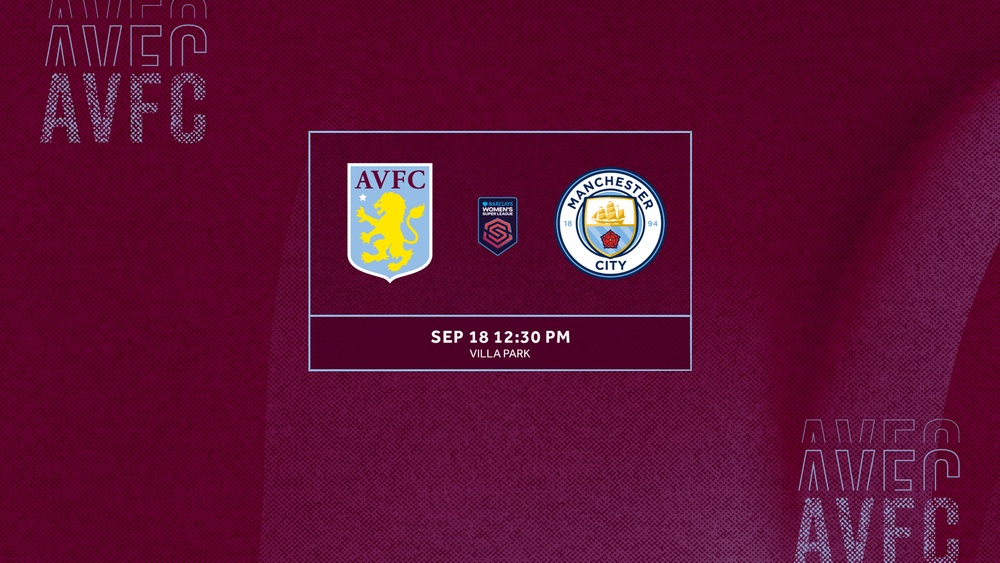 Manchester City tickets on sale! AVFC