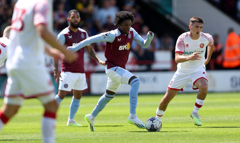 Aston Villa began pre-season with a friendly against Walsall at the Poundland Bescot Stadium.  