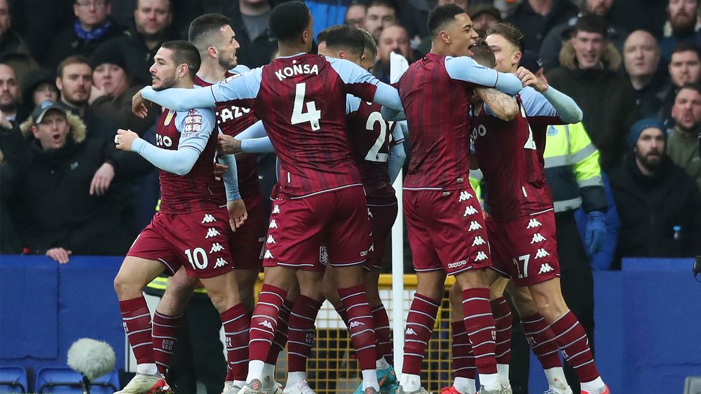 Everton v Aston Villa.
