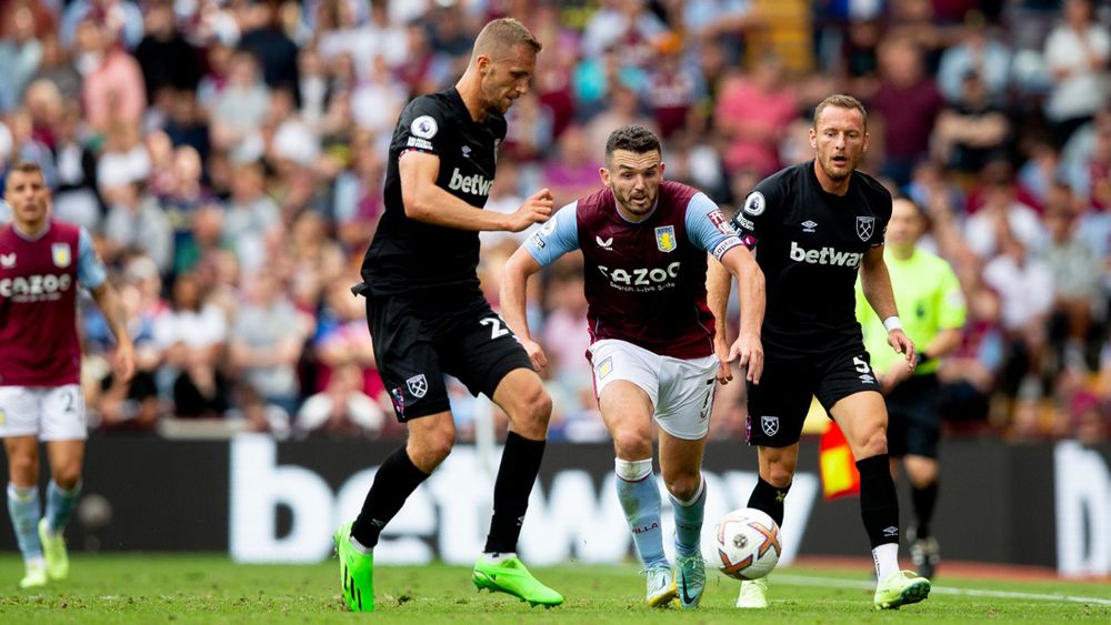 Aston Villa host West Ham United in the Premier League.