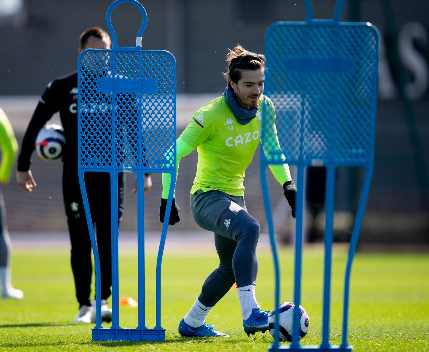 Aston Villa captain Jack Grealish returned to first-team training at  Bodymoor Heath on Monday