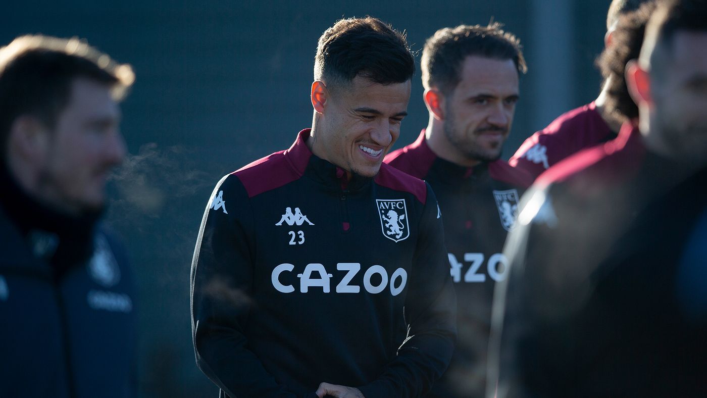 GALLERY: First look at Coutinho in training | AVFC