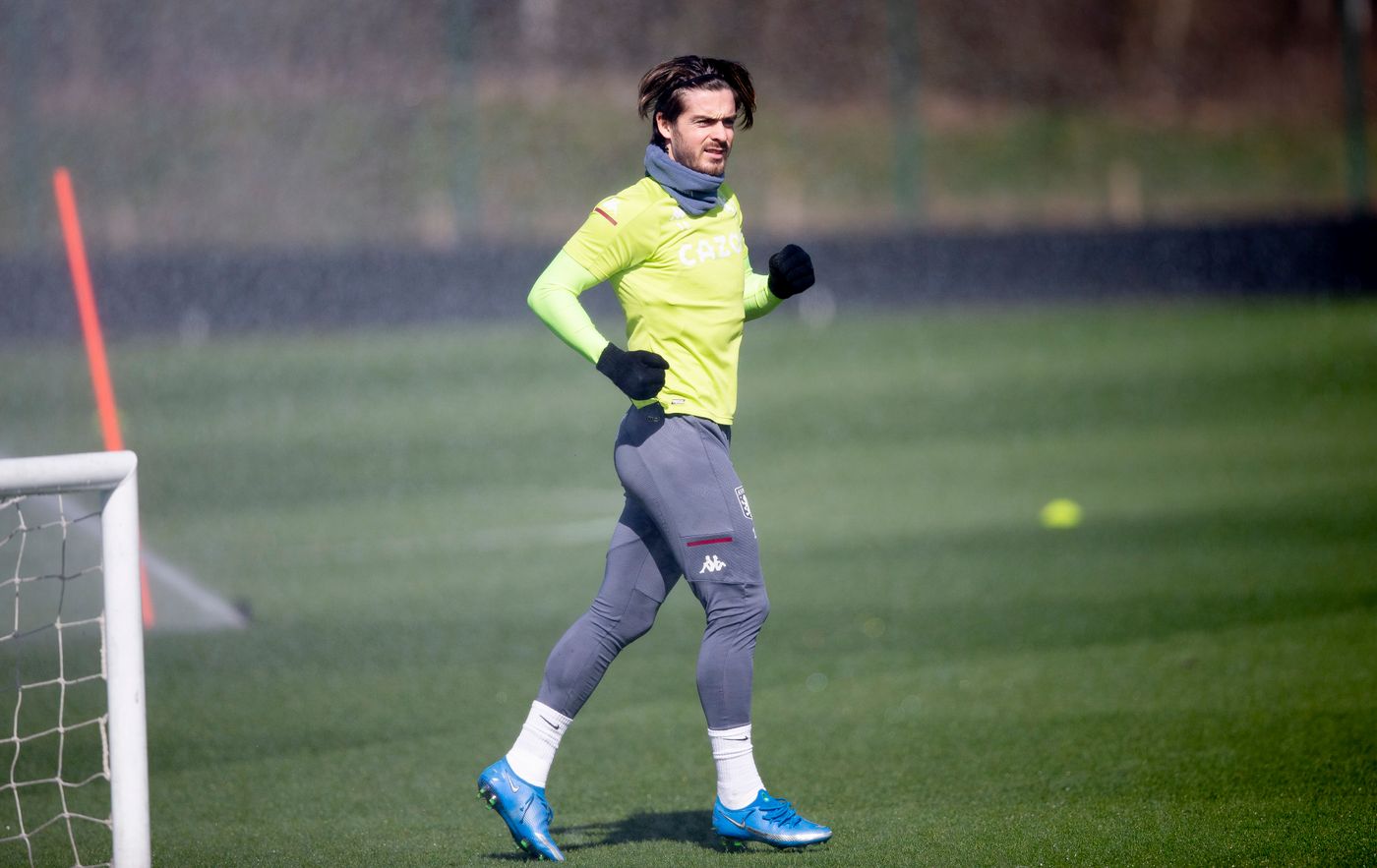 Aston Villa captain Jack Grealish returned to first-team training at  Bodymoor Heath on Monday