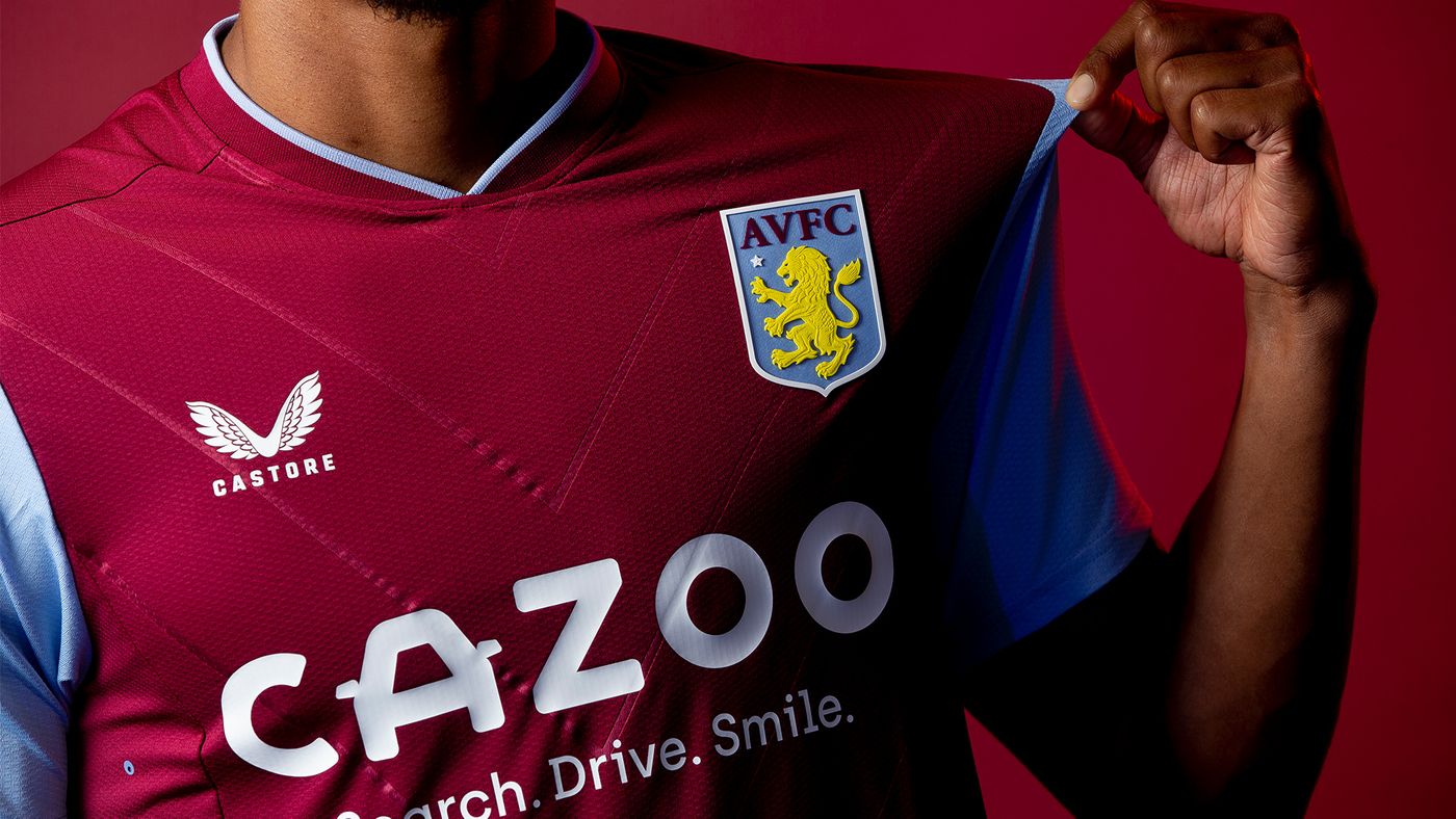 Aston Villa 2022/23 Castore Home Kit - FOOTBALL FASHION