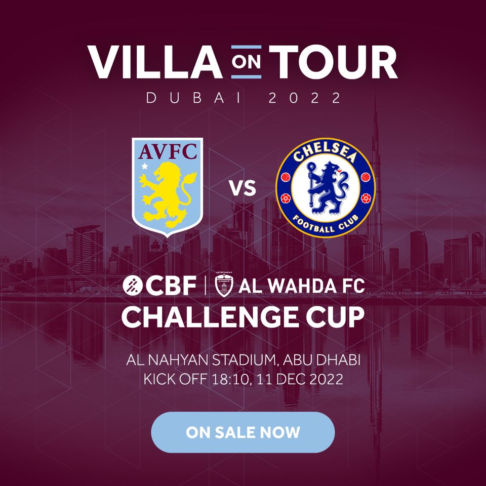 Aston Villa v Chelsea ticket details AVFC